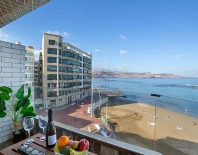 Apartamento de vacaciones ‘Flat Belvedere Las Canteras Beach’ con vistas al mar, terraza y Wi-Fi